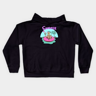 Summer swim Kids Hoodie